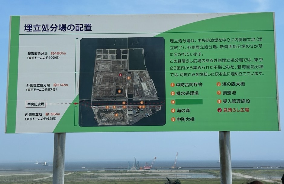 東京都廃棄物埋立処分場を見学してまいりました。